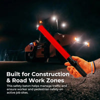 led traffic safety wand baton