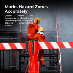 3 Meter Traffic Cone Topper - Red/White