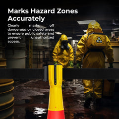 3 Meter Traffic Cone Topper - Yellow/Black