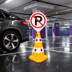 Evelux 62CM Traffic Cone - Yellow