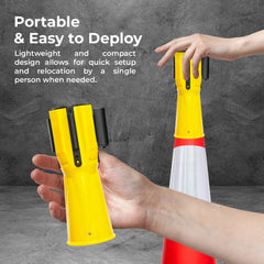 3 Meter Traffic Cone Topper - Yellow/Black