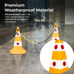 Evelux 62CM Traffic Cone - Yellow