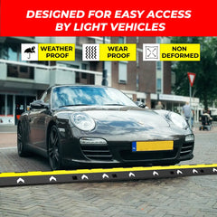 PVC Cable Protector 1 Channel with Reflective Flip Lid