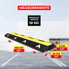 PVC Cable Protector 1 Channel with Reflective Flip Lid