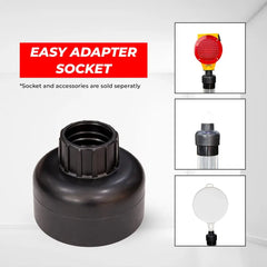 Reflective Flexible PU Delineator Post Black - 100CM