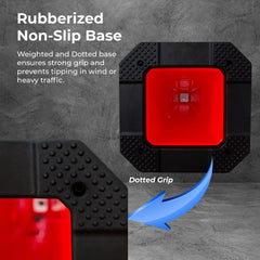 Evelux 62CM Traffic Cone - Red