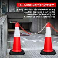 100CM Traffic Cone - Red