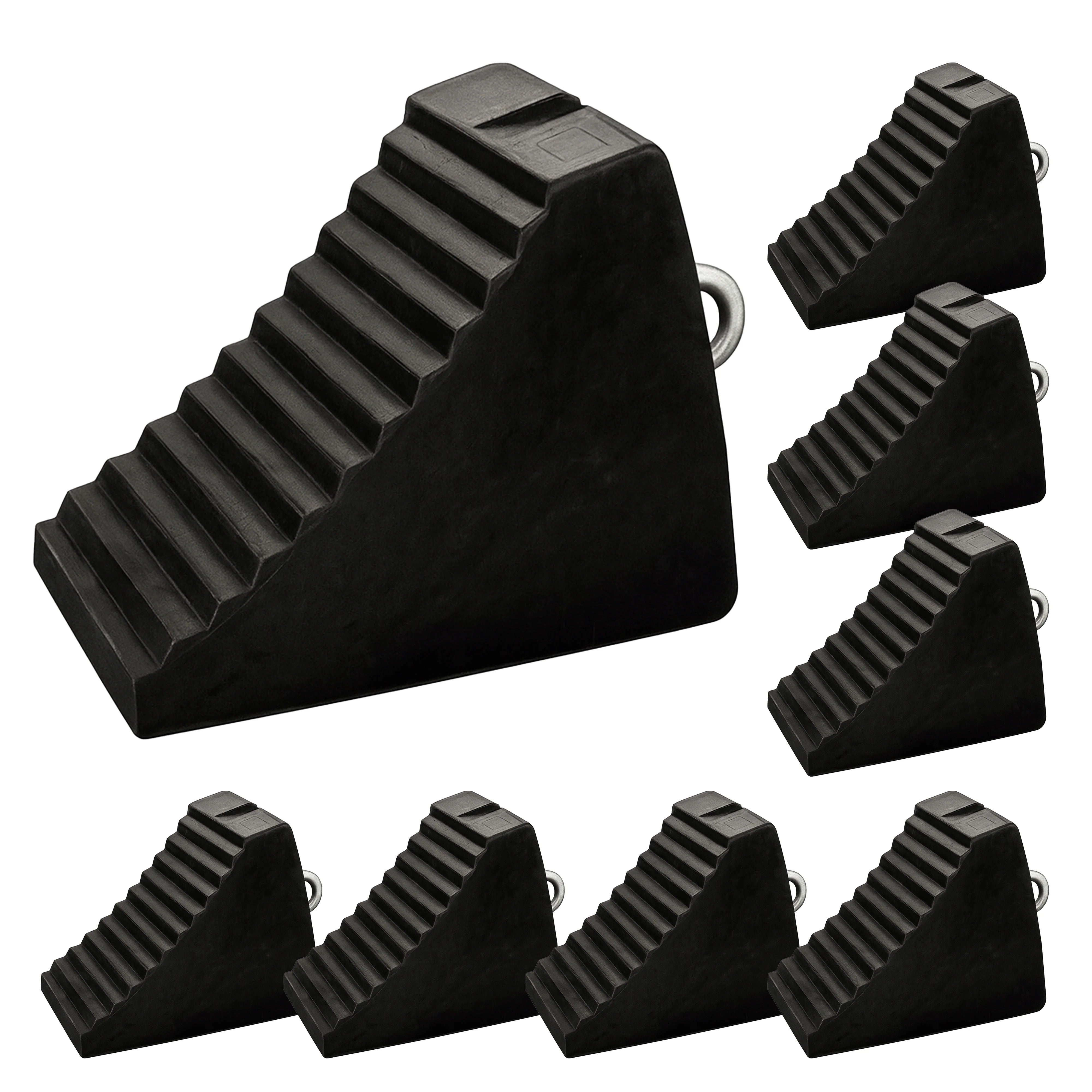 Heavy-Duty 5KG Rubber Wheel Chock
