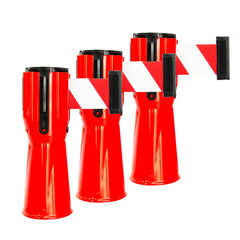 3 Meter Traffic Cone Topper - Red/White