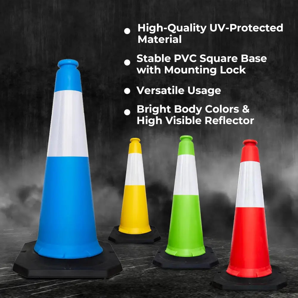 Traffic Safety Cone 4 color variant 