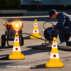 Evelux 62CM Traffic Cone - Yellow