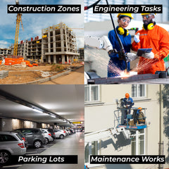 3 Meter Traffic Cone Topper - Red/White