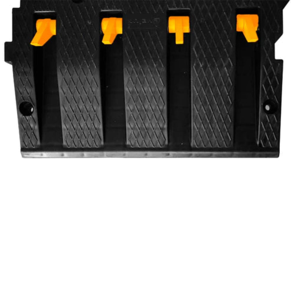 speed ramp with yellow one way spikes 