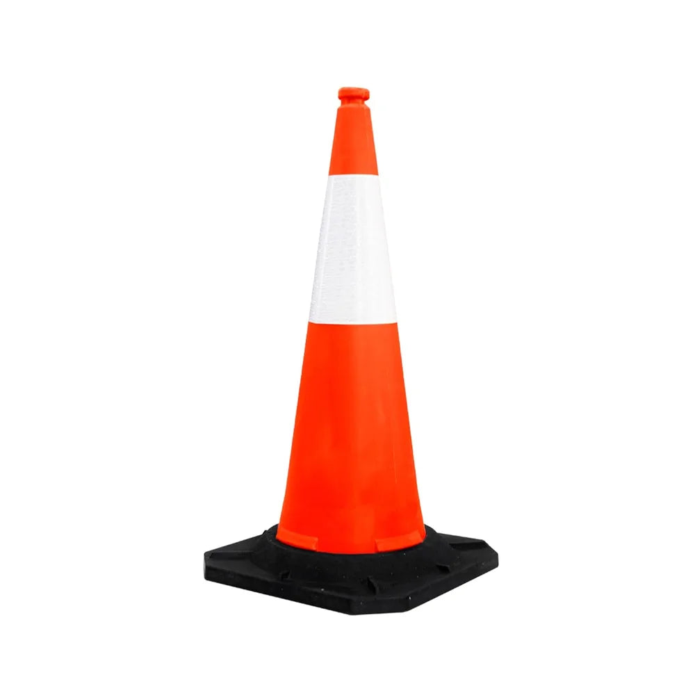 Berry 100cm 5kg reflective red traffic cone for road safety and traffic control