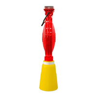 solar lamp cone red