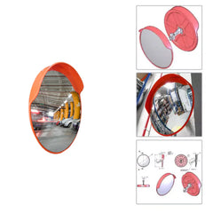 45 cm convex road safety mirror for parking areas and intersections