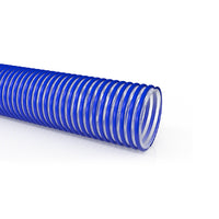 Blue PVC suction hose 2 inch 40M by Berry for drainage and pumping applications