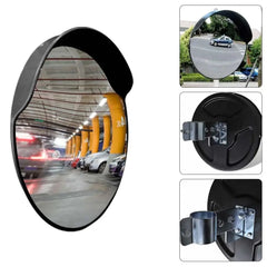 60CM Convex Safety Mirror - Black
