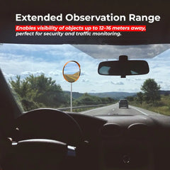 80CM Convex Safety Mirror – Wide Angle Traffic & Parking Mirror