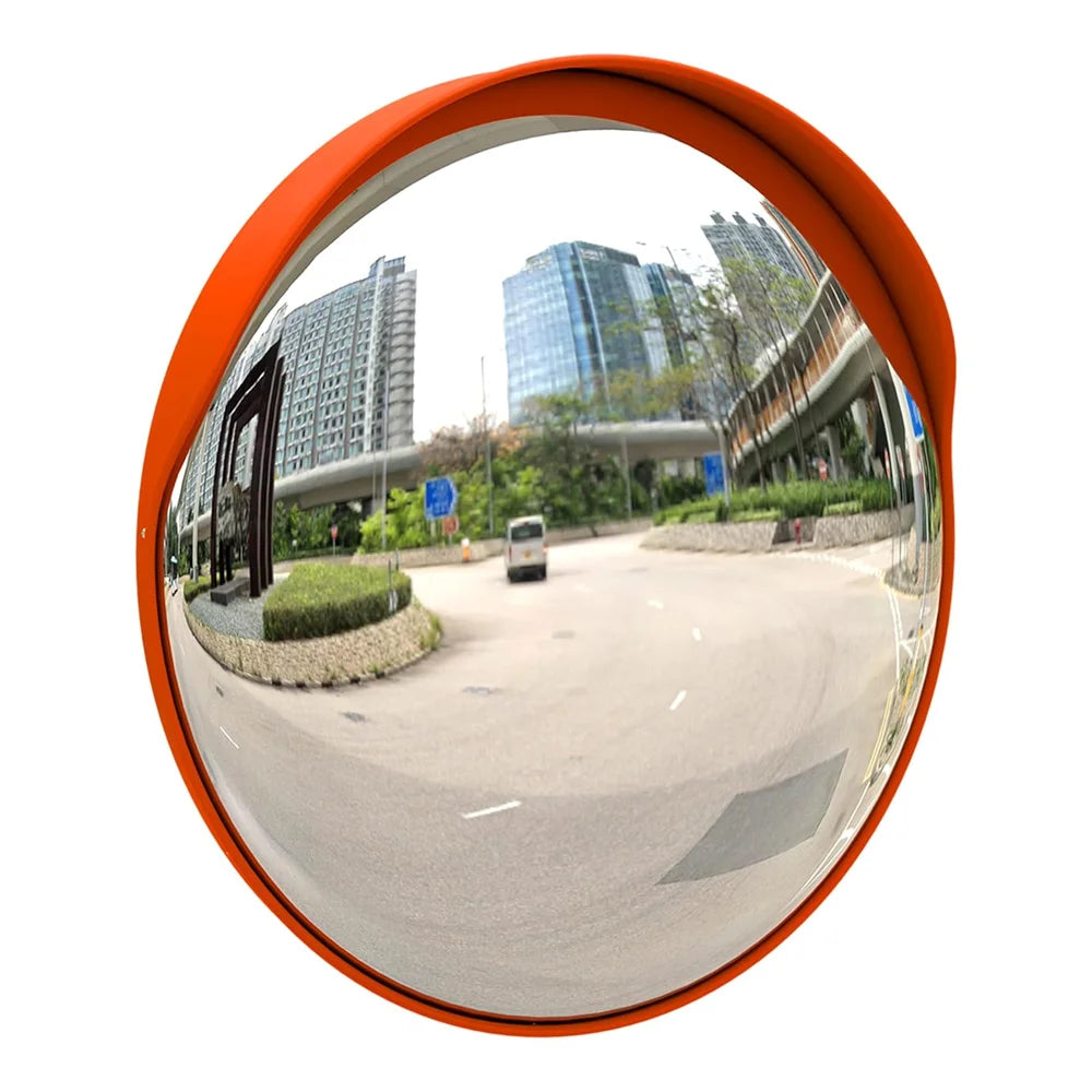 120cm round convex safety mirror with wide angle view for traffic and parking safety