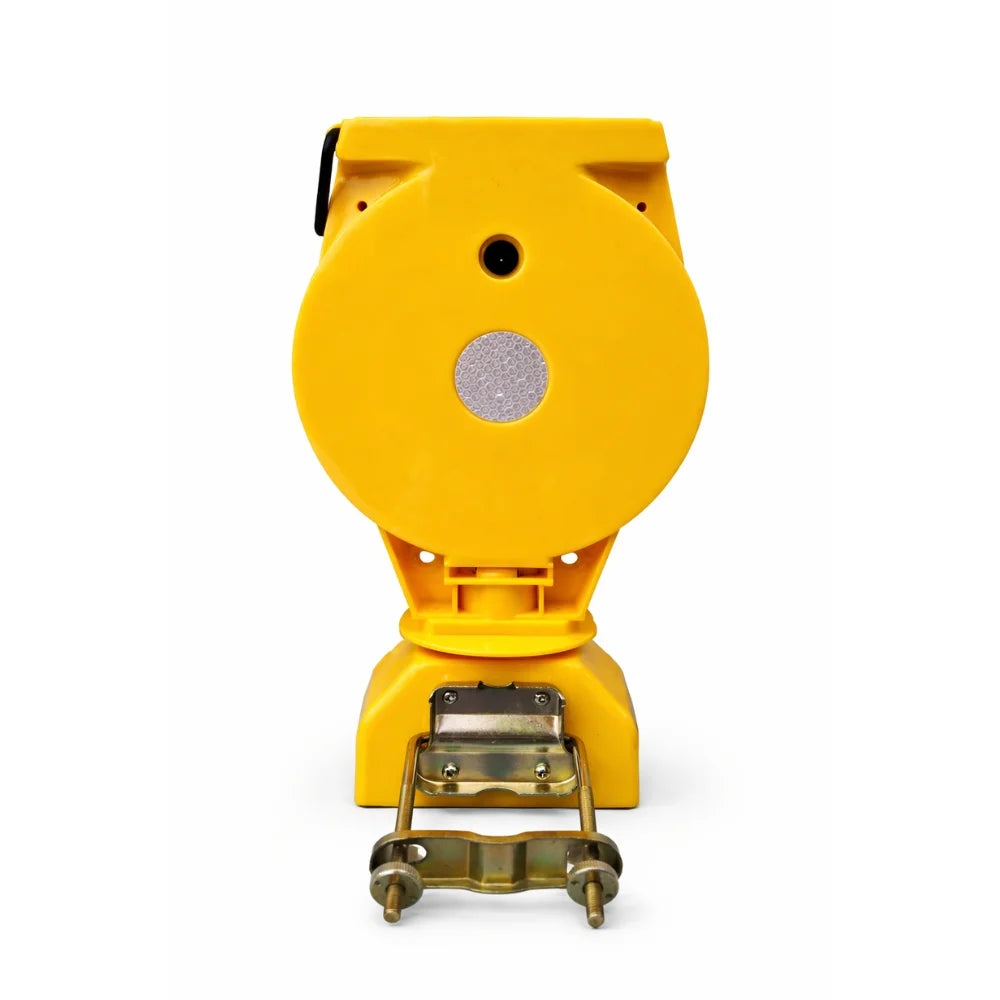 Durable solar warning light mount bracket red blue for secure installation