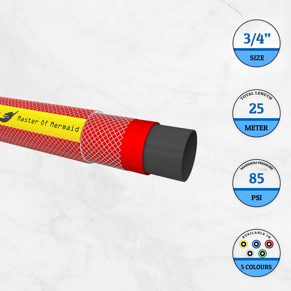 Heavy duty water hose for irrigation and washing tasks