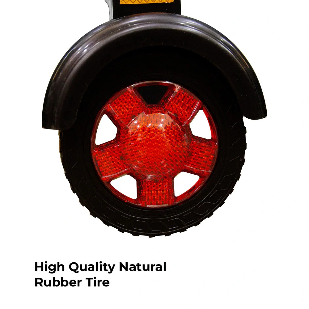 Red wheel with black rim High Quality Natural Rubber Tire