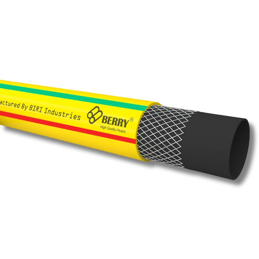 PVC reinforced hose pipe for water transfer applications