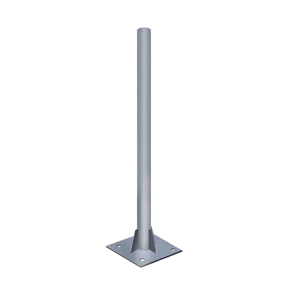 GI sign holder pole 2.4M galvanized iron pipe for traffic sign mounting