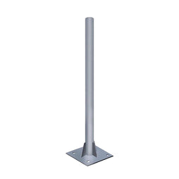 GI sign holder pole 2.4M galvanized iron pipe for traffic sign mounting