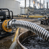 Heavy duty Berry suction hose 2 inch 20M silver PVC for agriculture and industrial use