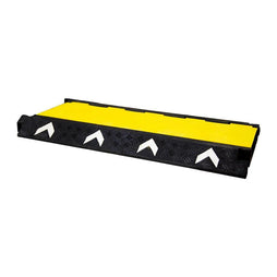 3-Channel Cable Protector Ramp with Reflectors