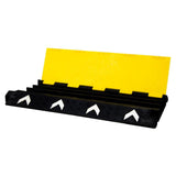3-Channel Cable Protector Ramp with Reflectors