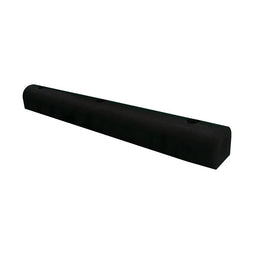 Heavy Duty Rubber Wall Fender D Type 900x100x100mm – Black Wall Protector