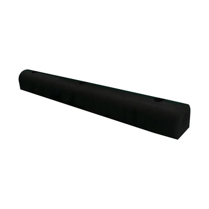 Heavy Duty Rubber Wall Fender D Type 900x100x100mm – Black Wall Protector