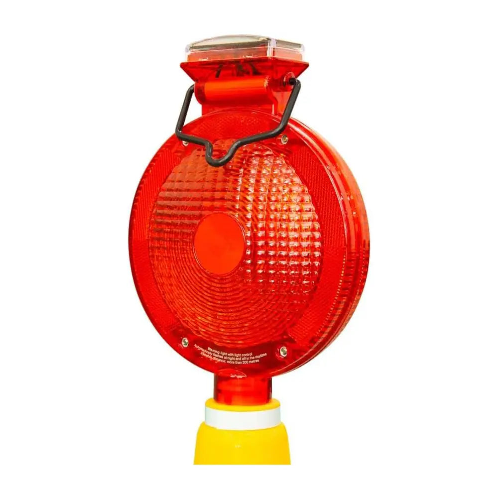 solar lamp cone red