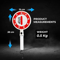Berry LED traffic control baton with red and green signal lights for road management
