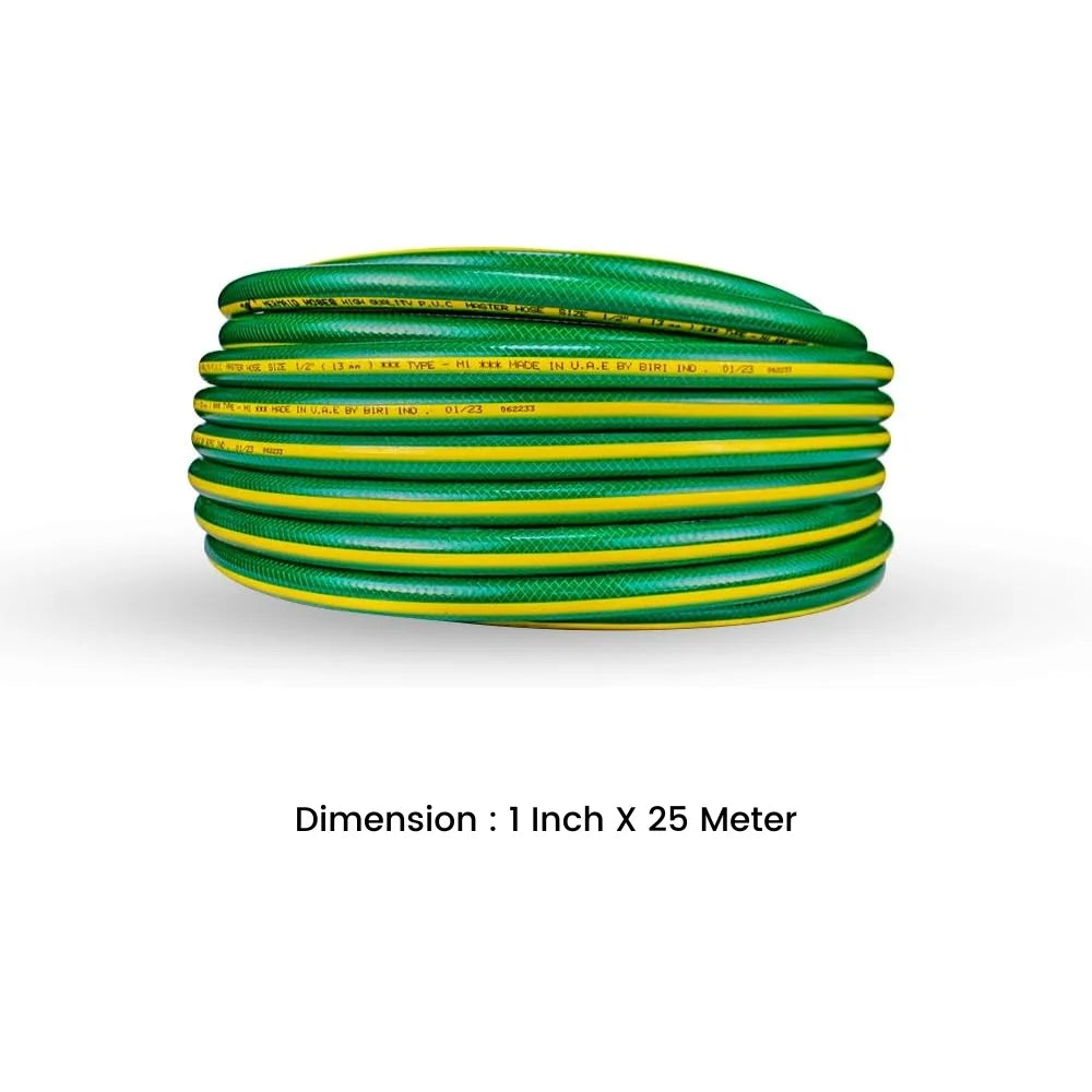Mermaid 1 inch reinforced garden water hose 25 meter for irrigation and outdoor use