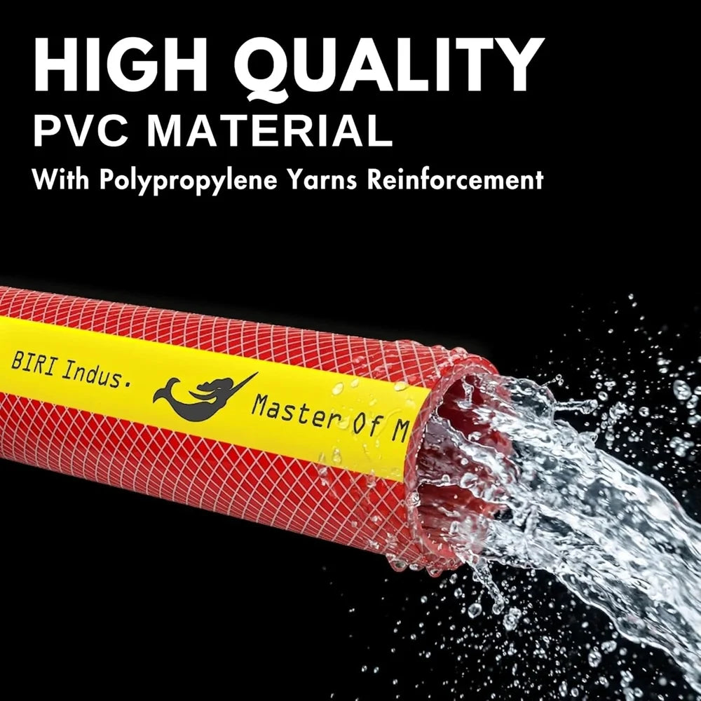 Mermaid 25m reinforced water hose 3/4 inch red for garden and cleaning
