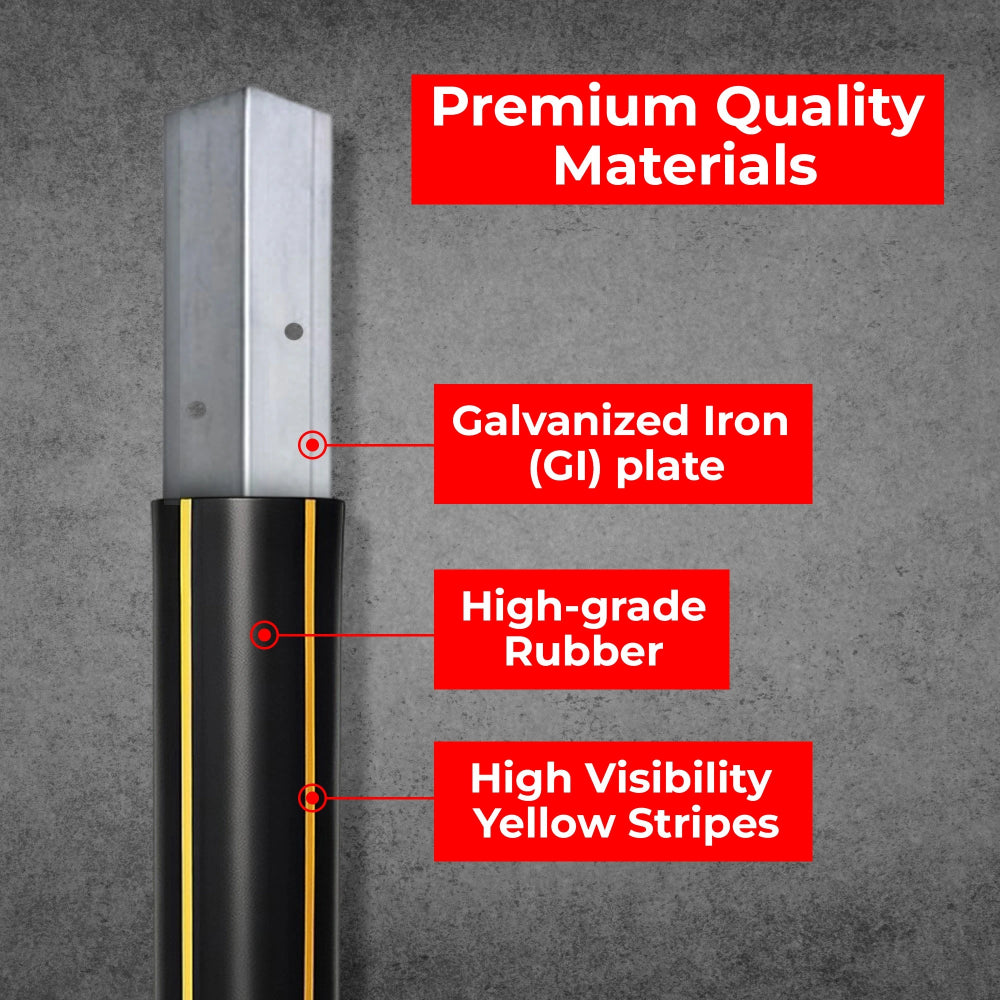Parking rubber corner guard