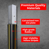 Parking rubber corner guard