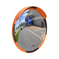 Premium convex safety mirror 60cm, wide-angle parking mirror for enhanced road and parking safety