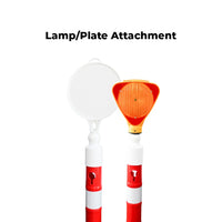 reflective delineator post