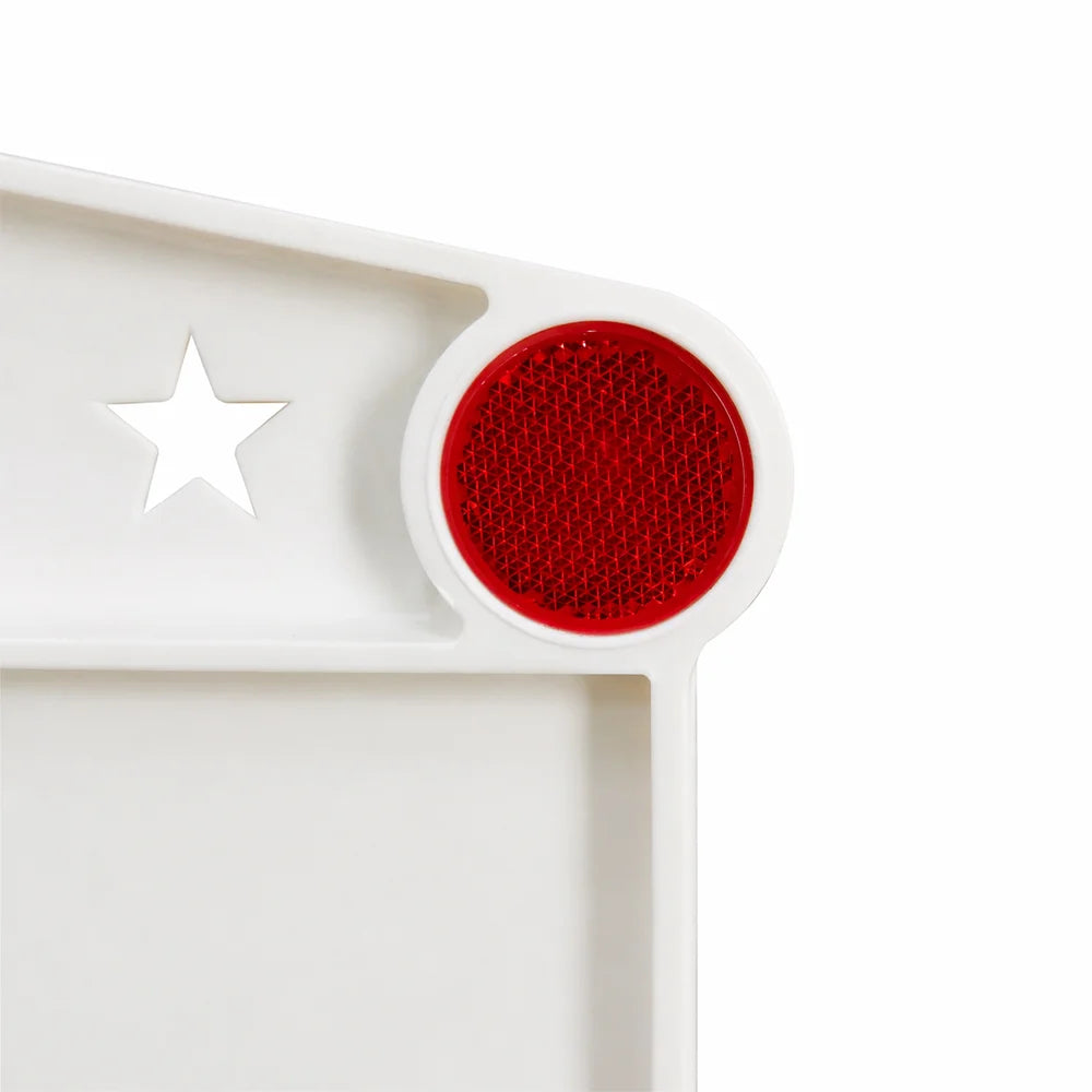Berry 30x30cm reflective empty sign board attachment for traffic use
