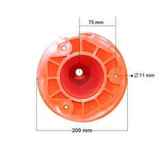 Reflective flexible traffic post 100CM for lane marking and safety