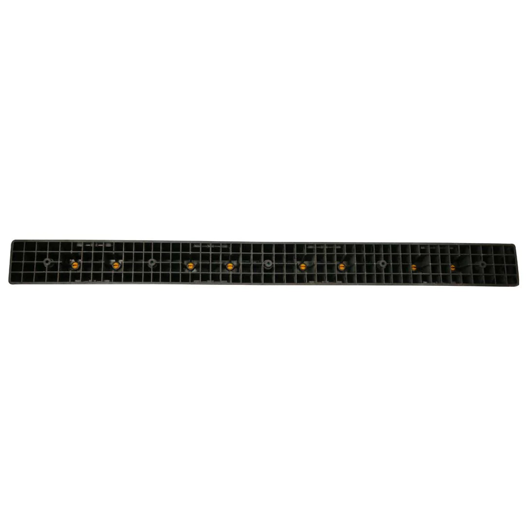 PPC reflective parking wheel stopper, 180cm, black and yellow for safety in parking areas