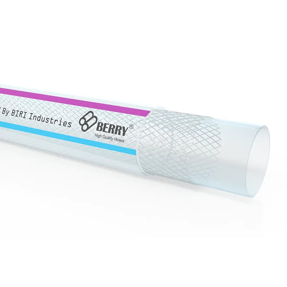 Reinforced Clear Hose 1/4" Inch × 15 Meter