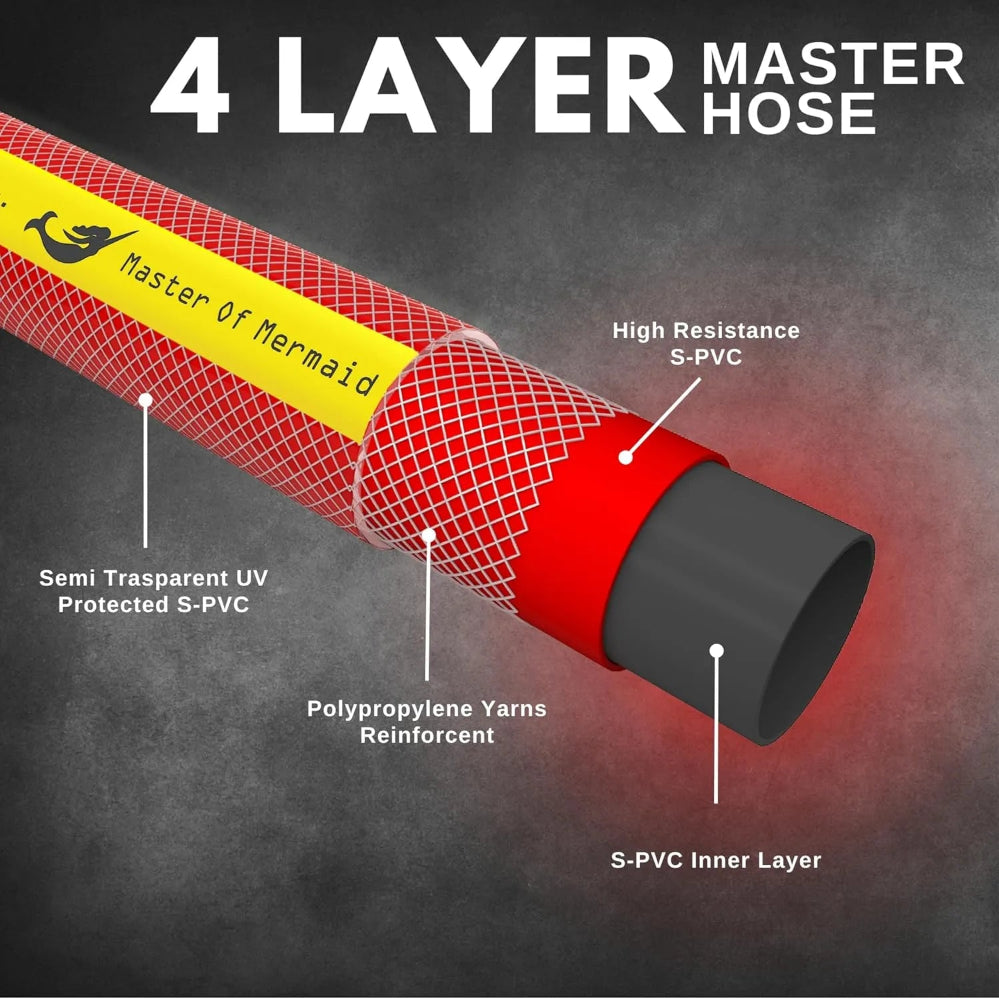  4-layer master hose with labeled 