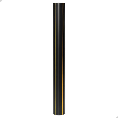 Rubber corner guard with yellow strip 1000mm for wall protection