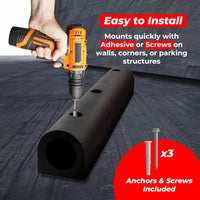 easy to install rubber wall fender 